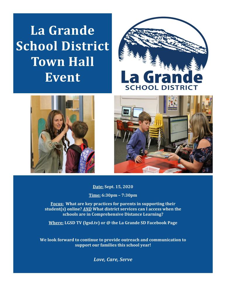 La Grande School District Town Hall Event