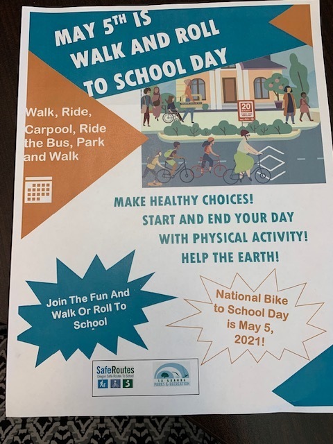 Walk and Roll Day on May 5th