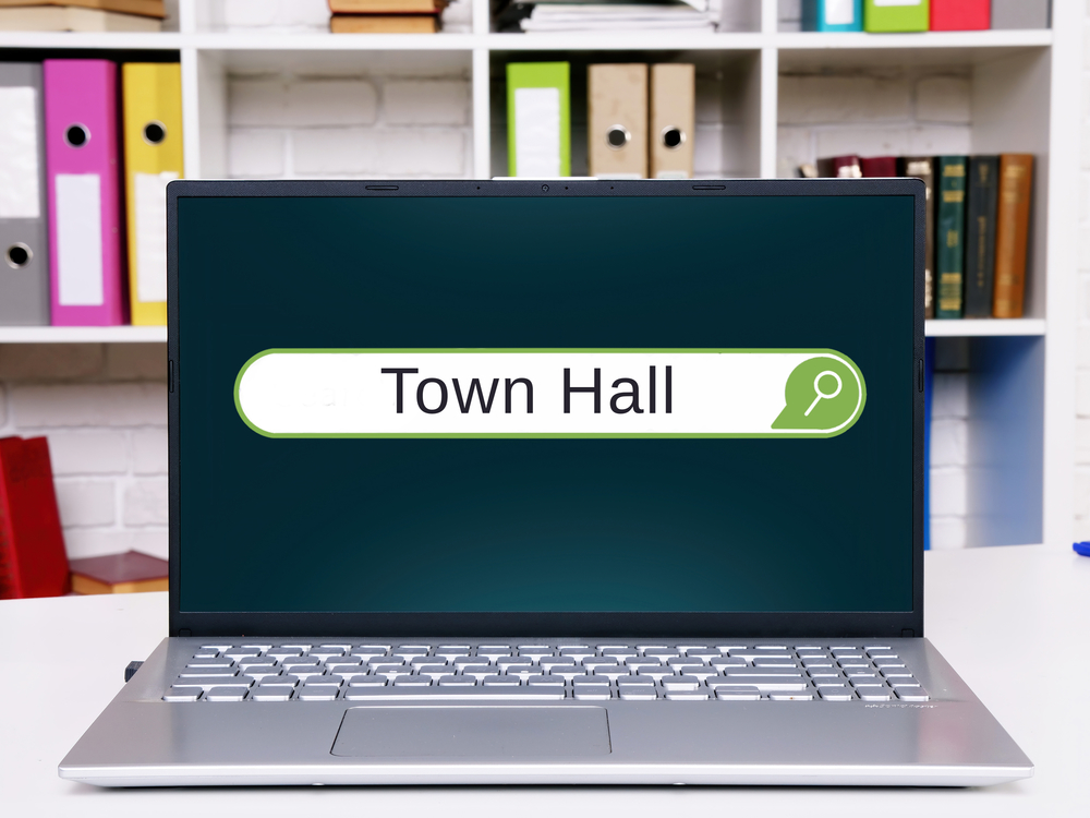 town hall graphic