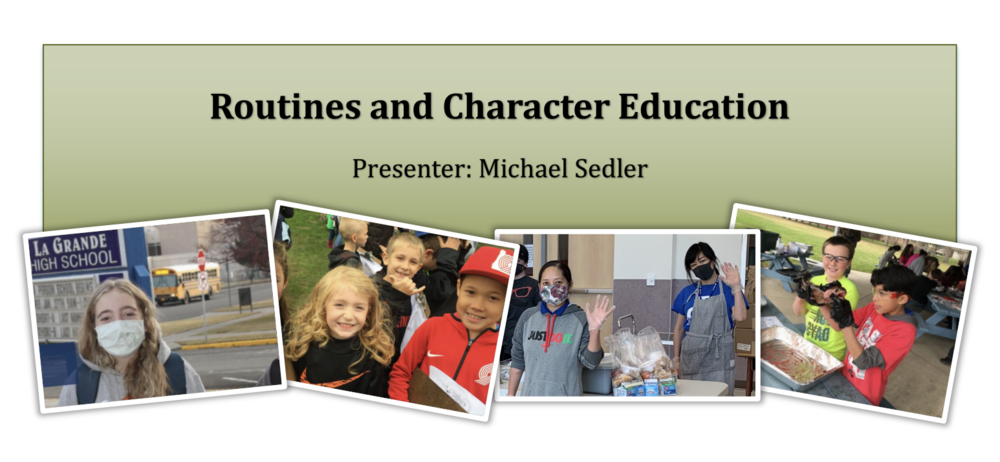 A collage of student photos participating in various school activities.