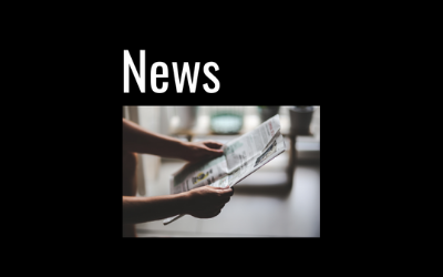 News with person reading newspaper