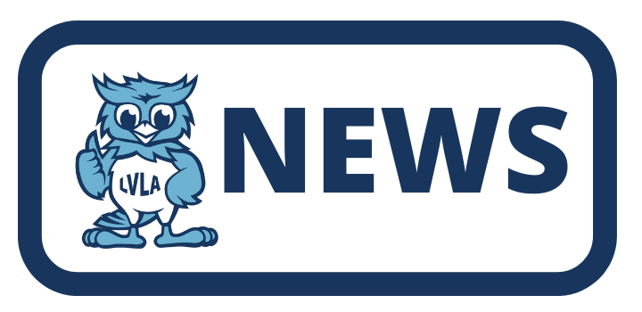 LVLA owl with the word News