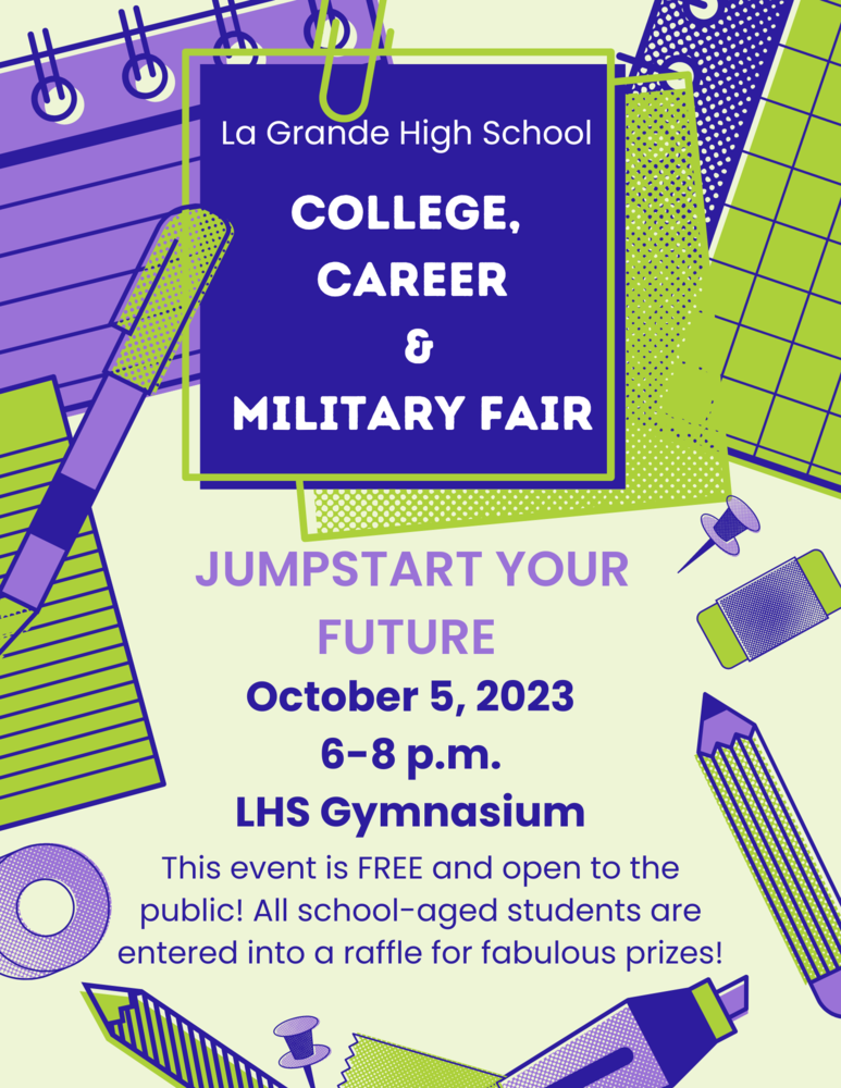 College, Career & Military Fair flyer for October 5, 2023