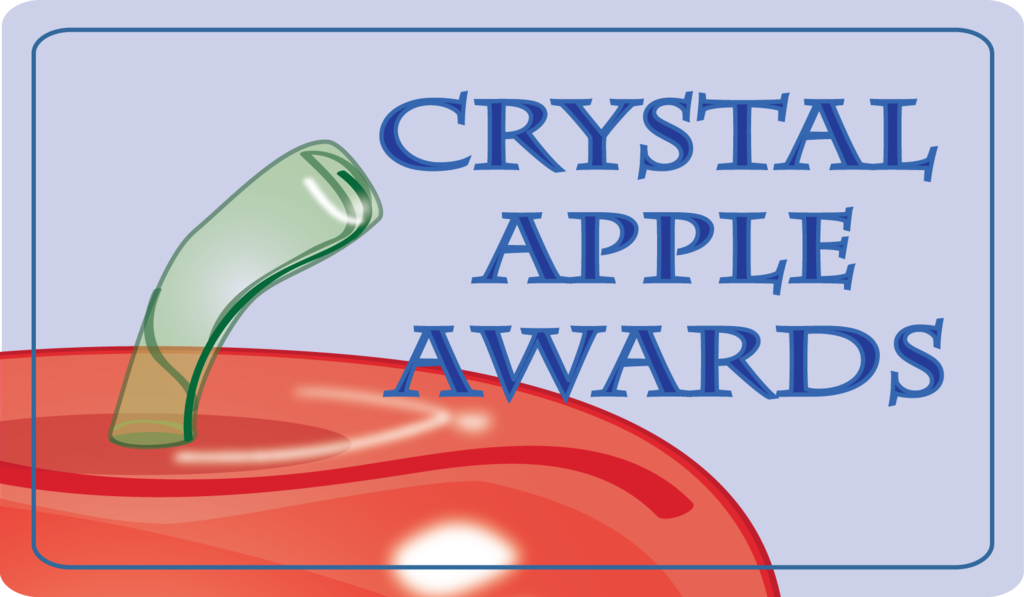 Image of a Crystal Apple Award