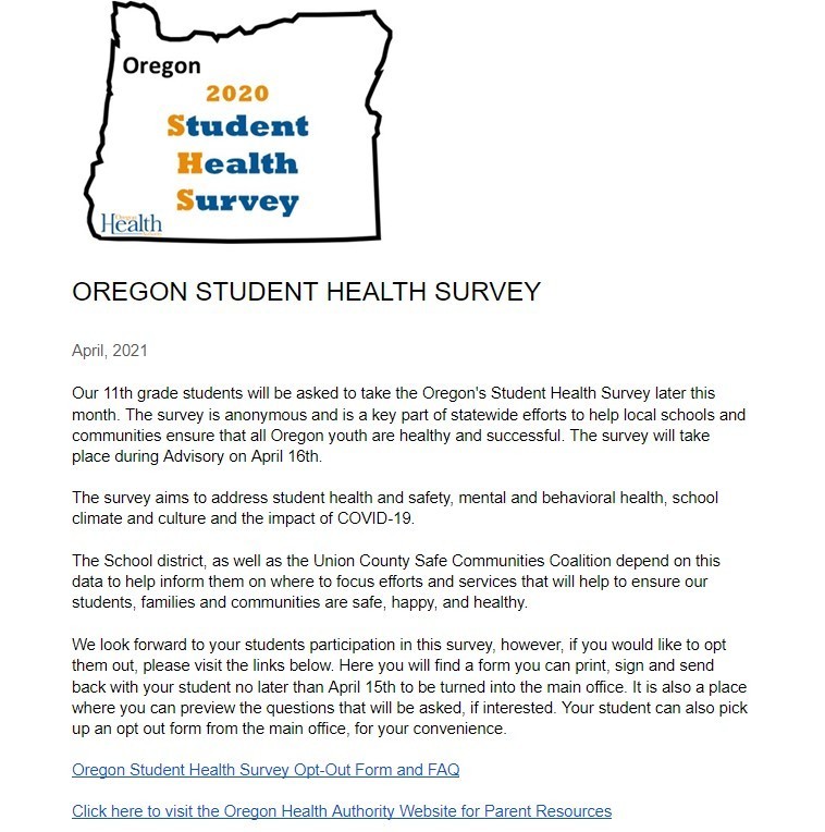 Student Health Survey