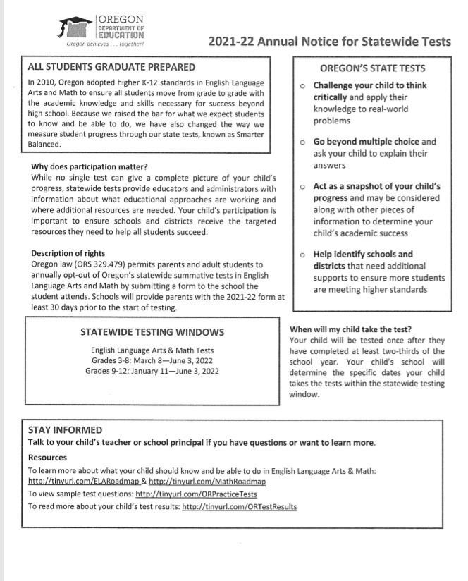 State Testing