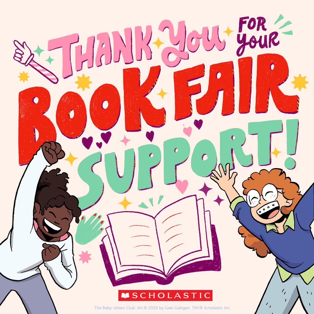 Thank you for your book fair support flyer