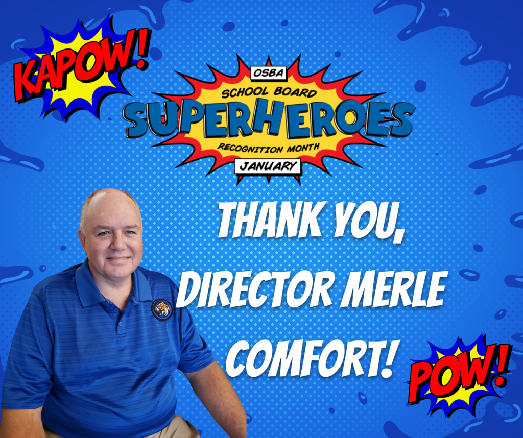 Thank you  School Board Director Merle Comfort!