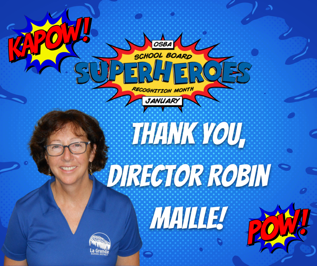 Thank you School Board Director Robin Maille!