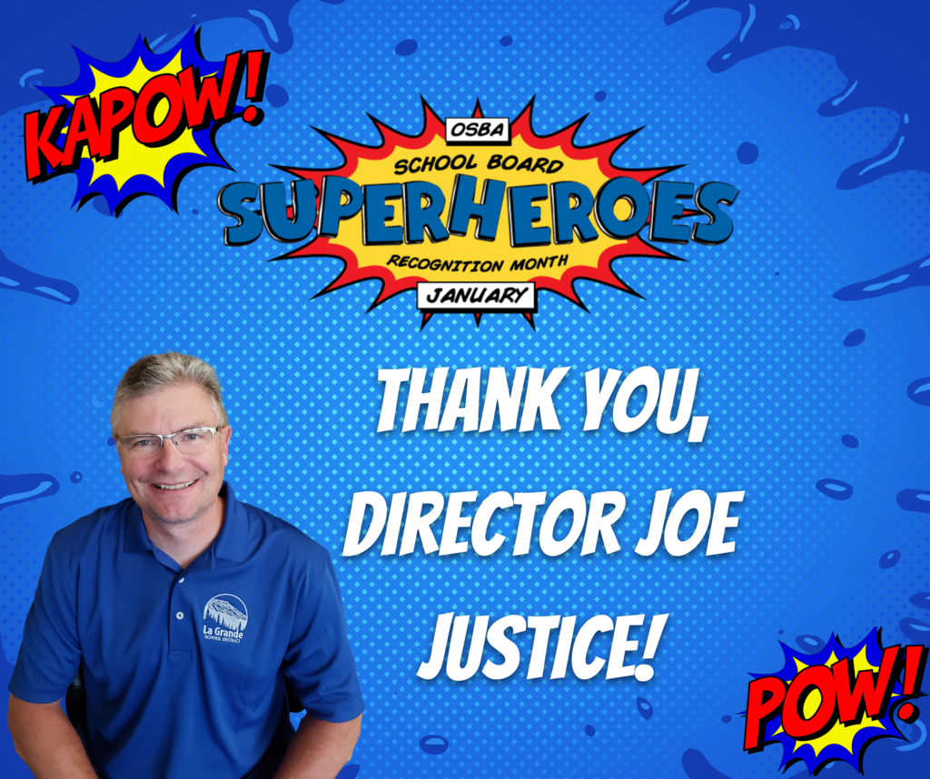 Thank you School Board Director Joe Justice!
